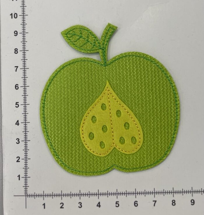 Prisiuvama Termoaplikacija Žalias Obuolys