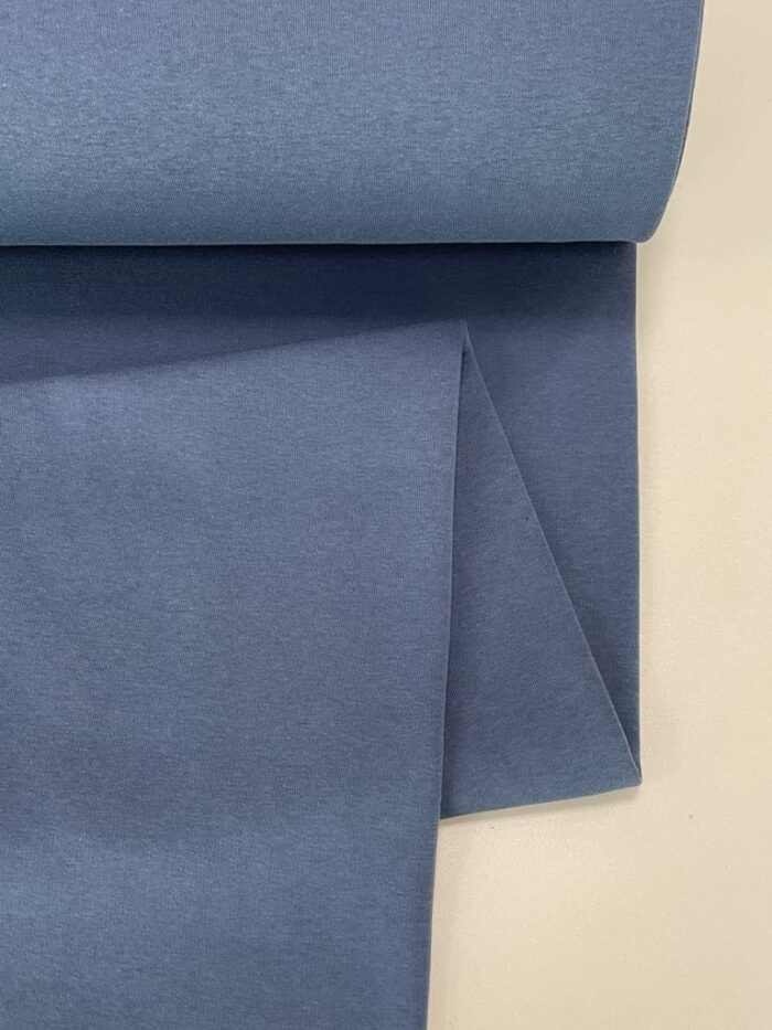 Pašiltintas, storas trikotažas Džinso Mėlyna