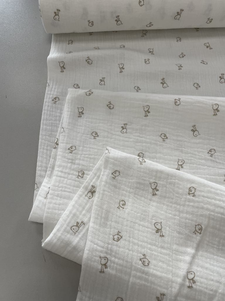 Medvilninis double gauze muslinas Sweet dreams 025