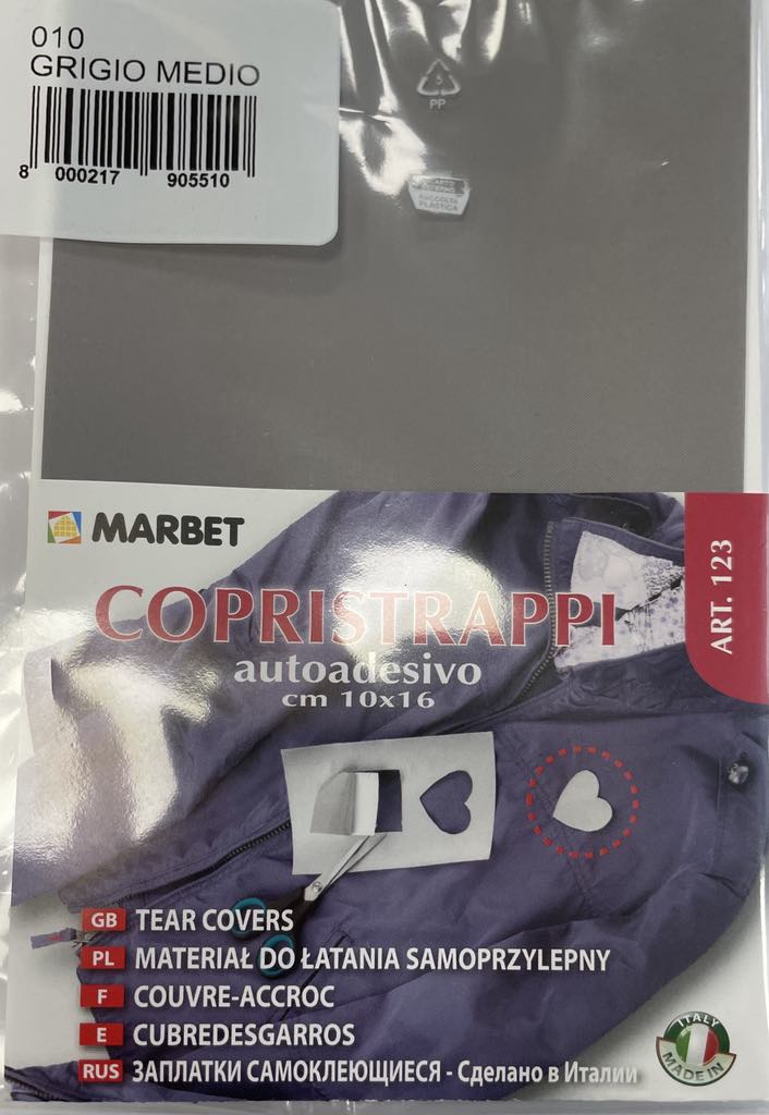 Prilipinamas lopas striukei, GRIGIO MEDIO Prilipinamas lopas striukei, GRIGIO MEDIO — Lopai | Trys Pelėdos