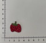 Siuvimo aplikacijos: Prisiuvama Termoaplikacija Dvi braškytės