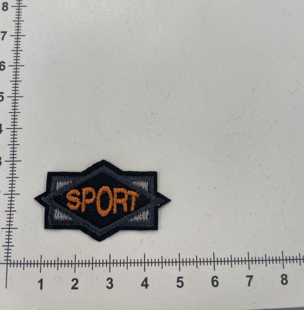 Prisiuvama Termoaplikacija Sport Prisiuvama Termoaplikacija Sport — siuvimo aplikacijos | Trys Pelėdos