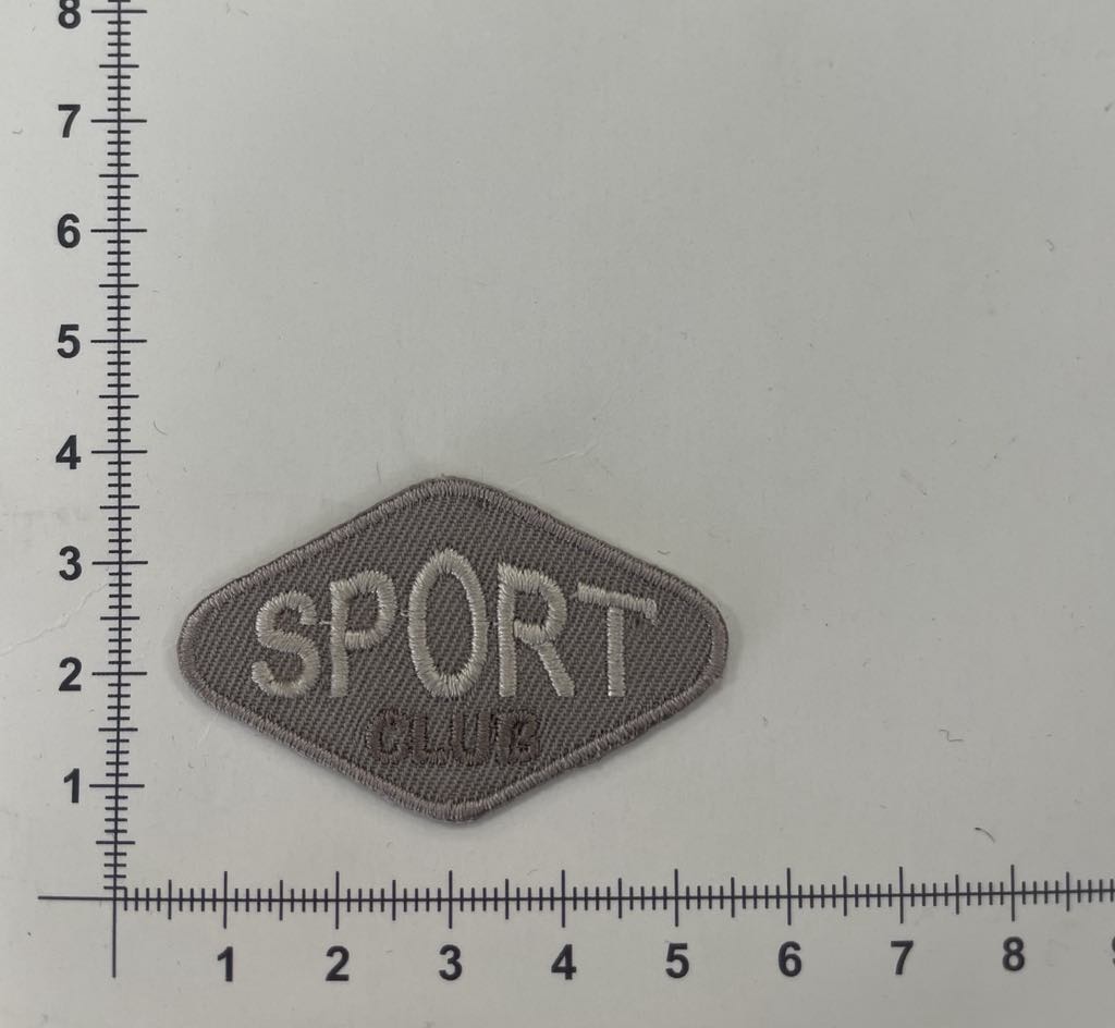 Prisiuvama Termoaplikacija Sport Club Prisiuvama Termoaplikacija Sport Club — siuvimo aplikacijos | Trys Pelėdos