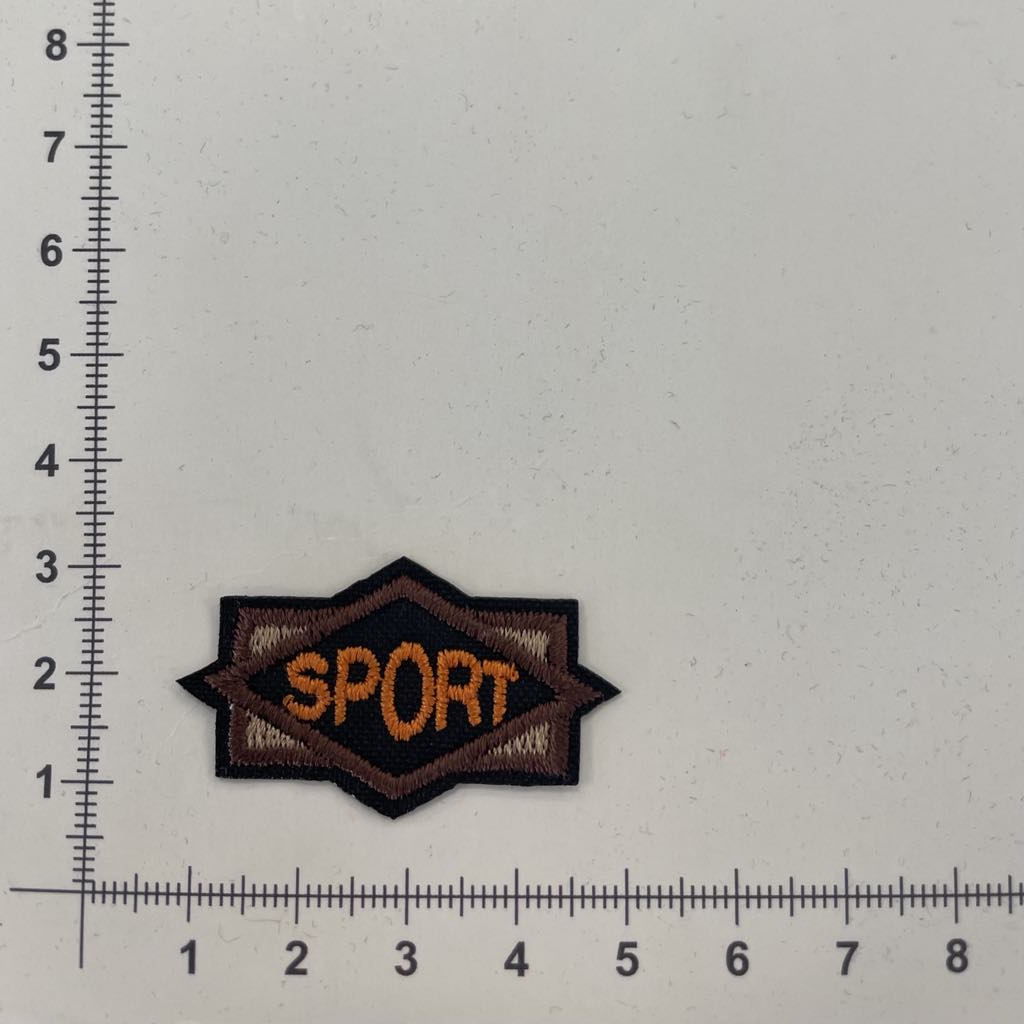 Prisiuvama Termoaplikacija Sport Prisiuvama Termoaplikacija Sport — siuvimo aplikacijos | Trys Pelėdos