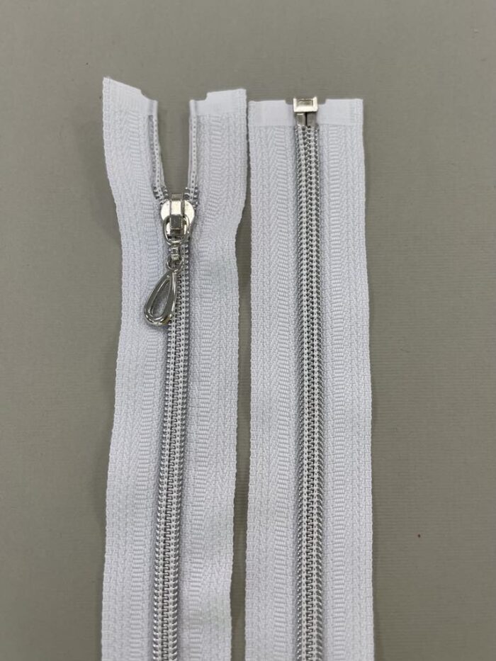 Spiralinis išsegamas užtrauktukas "Baltas", 65 cm