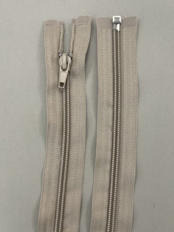 Spiralinis išsegamas užtrauktukas "Smėlinis", 30 cm