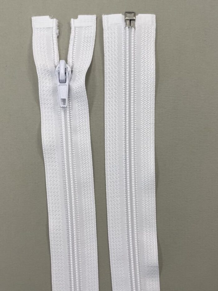 Spiralinis užtrauktukas "Baltas", 25cm