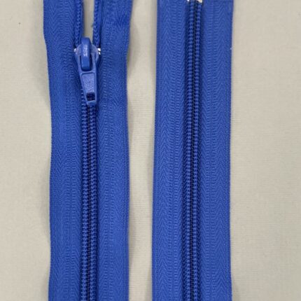 Spiralinis išsegamas užtrauktukas "Ryškiai mėlynas", 45 cm