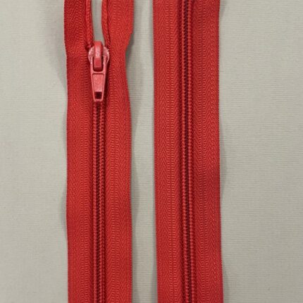 Spiralinis išsegamas užtrauktukas "Raudonas", 55 cm
