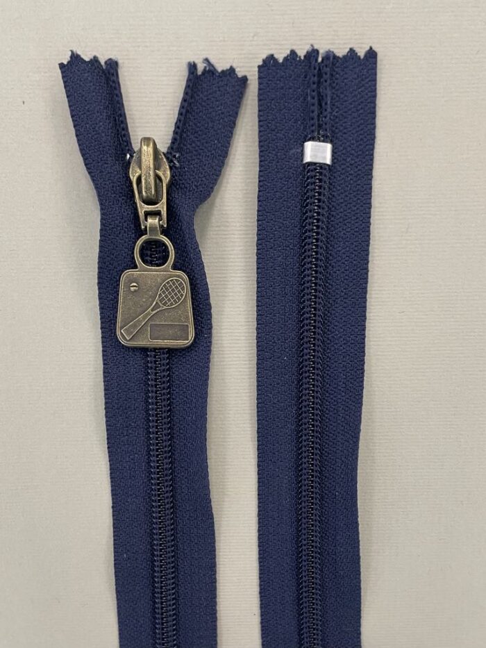 Spiralinis užtrauktukas "Tamsiai mėlynas", 16 cm