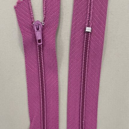 Spiralinis užtrauktukas "Tamsi pelenų rožė", 14 cm
