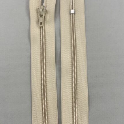 Spiralinis užtrauktukas "Kreminis", 14 cm