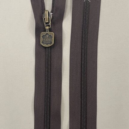 Spiralinis užtrauktukas "Rudas", 25 cm