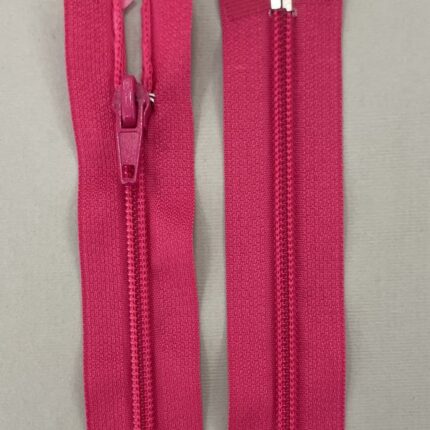 Spiralinis užtrauktukas "Ryški Rožinė", 35 cm