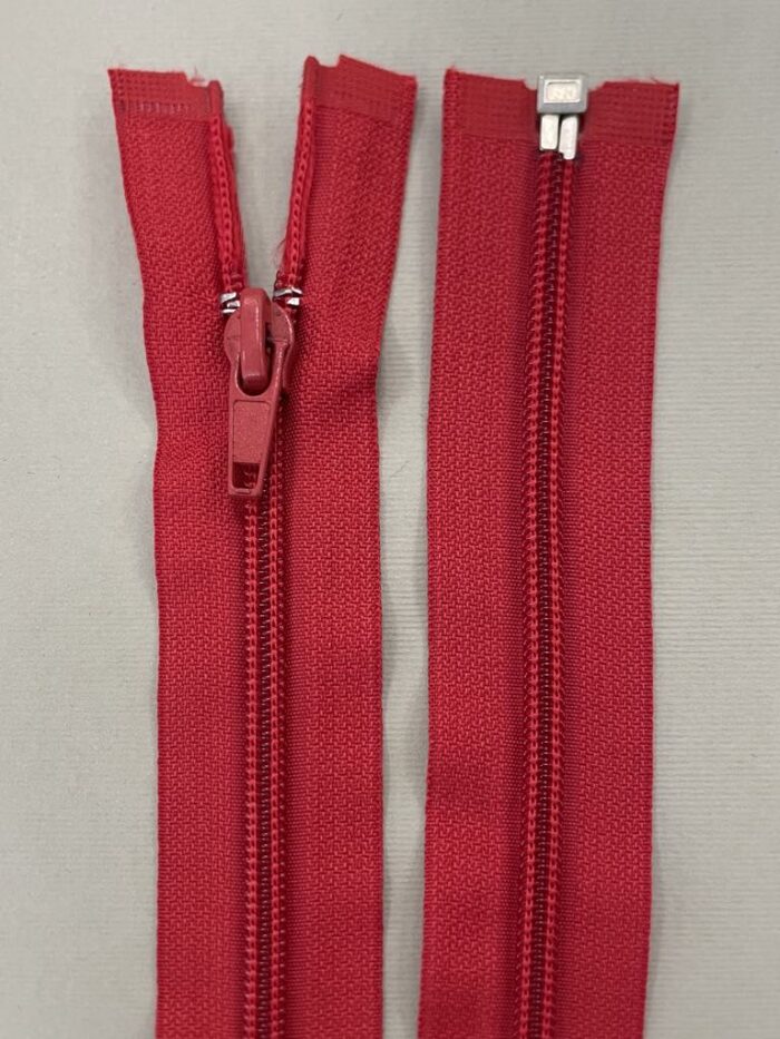 Spiralinis išsegamas užtrauktukas "Raudonas", 30 cm