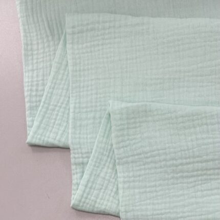 Medvilninis double gauze muslinas Mėtinė