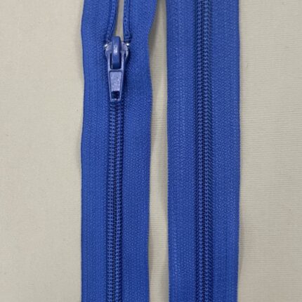 Spiralinis išsegamas užtrauktukas "Ryškiai mėlynas", 30 cm