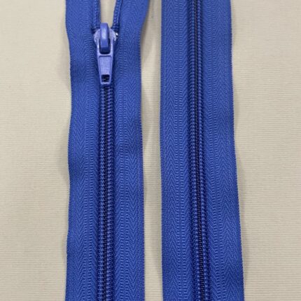 Spiralinis išsegamas užtrauktukas "Ryškiai mėlynas", 25 cm