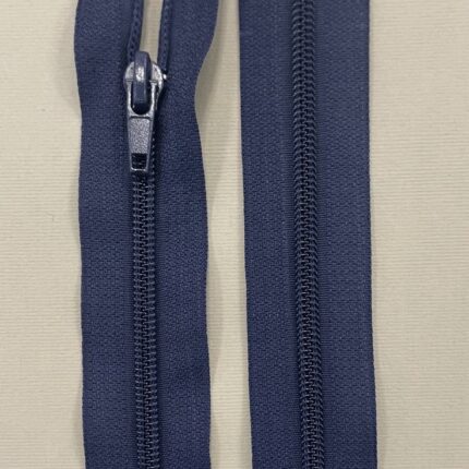 Spiralinis išsegamas užtrauktukas "Tamsiai mėlynas", 25 cm