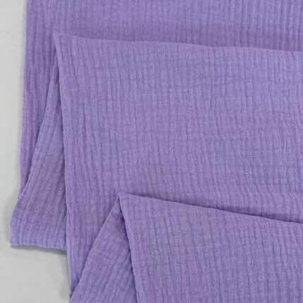 Medvilninis double gauze muslinas Alyvinė