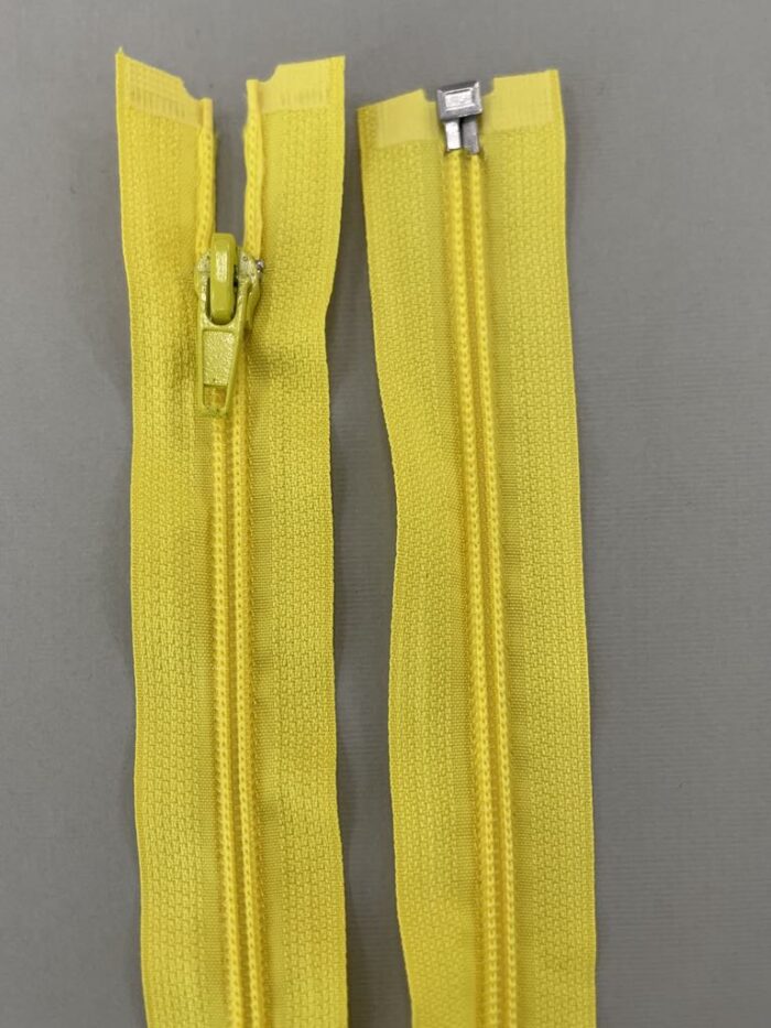 Spiralinis išsegamas užtrauktukas "Geltonas", 35 cm