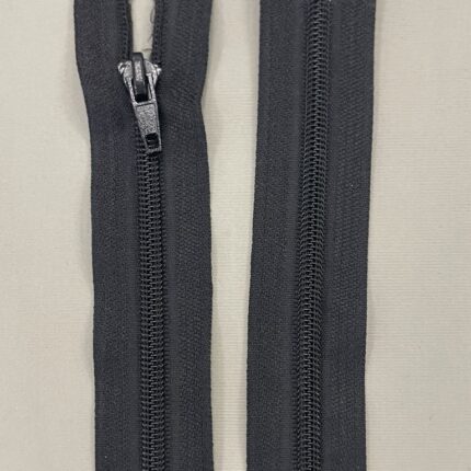 Spiralinis išsegamas užtrauktukas "Juodas", 45 cm