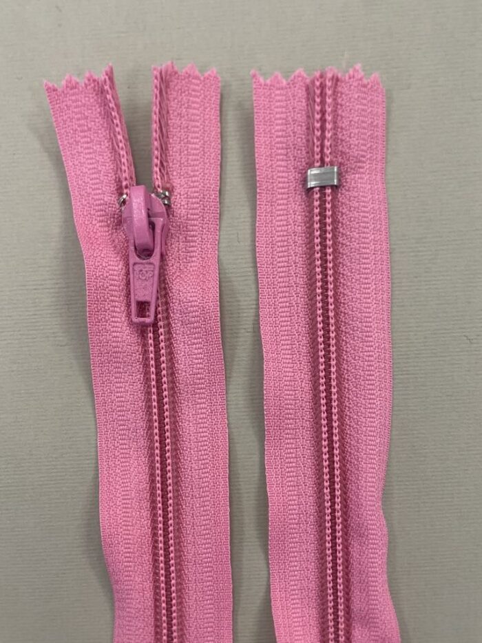 Spiralinis užtrauktukas "Ryškiai rožinis", 16 cm