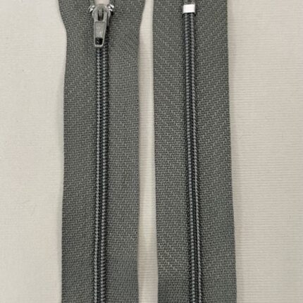 Spiralinis fiksuojamas užtrauktukas "Chaki", 14 cm