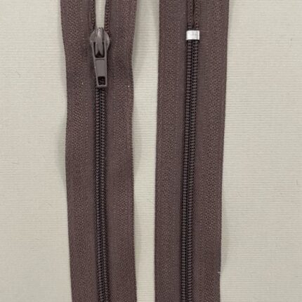 Spiralinis užtrauktukas "Rudas", 14 cm