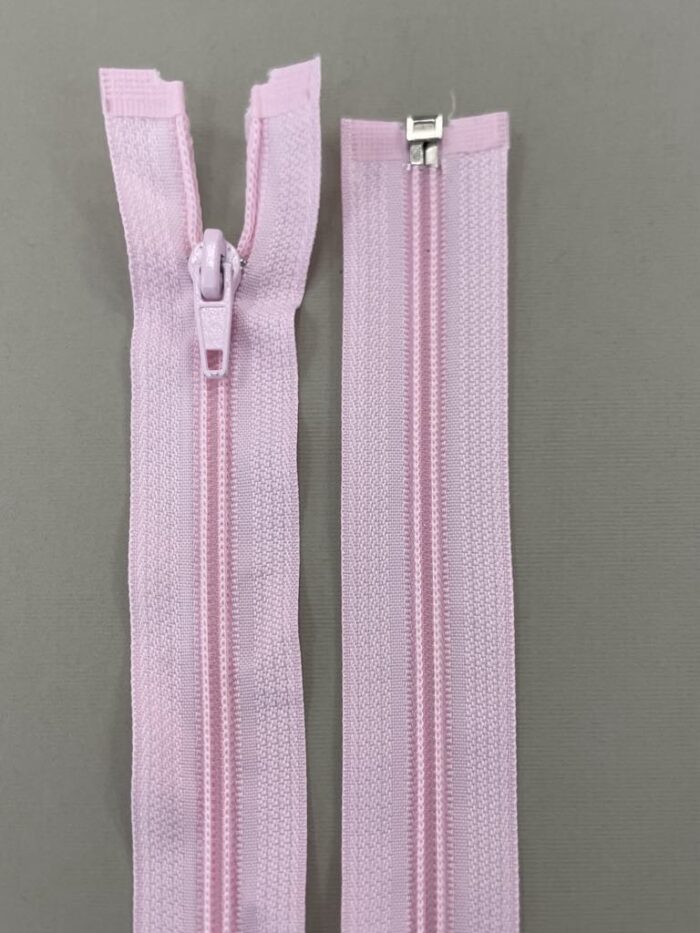 Spiralinis išsegamas užtrauktukas "Rožinis", 70 cm