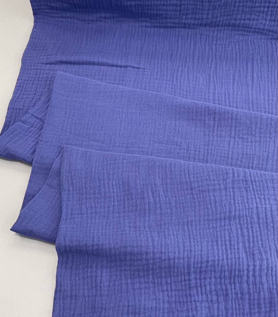Medvilninis double gauze muslinas Šviesi Violetinė Medvilninis double gauze muslinas Šviesi Violetinė