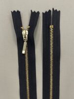 Metalinis užtrauktukas "Juodas", 16 cm — siuvimo užtrauktukai | Trys Pelėdos