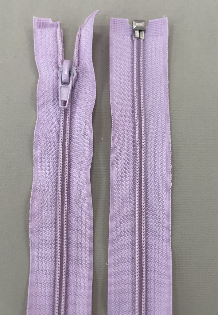Spiralinis išsegamas užtrauktukas "Alyvinis", 35 cm — siuvimo užtrauktukai | Trys Pelėdos