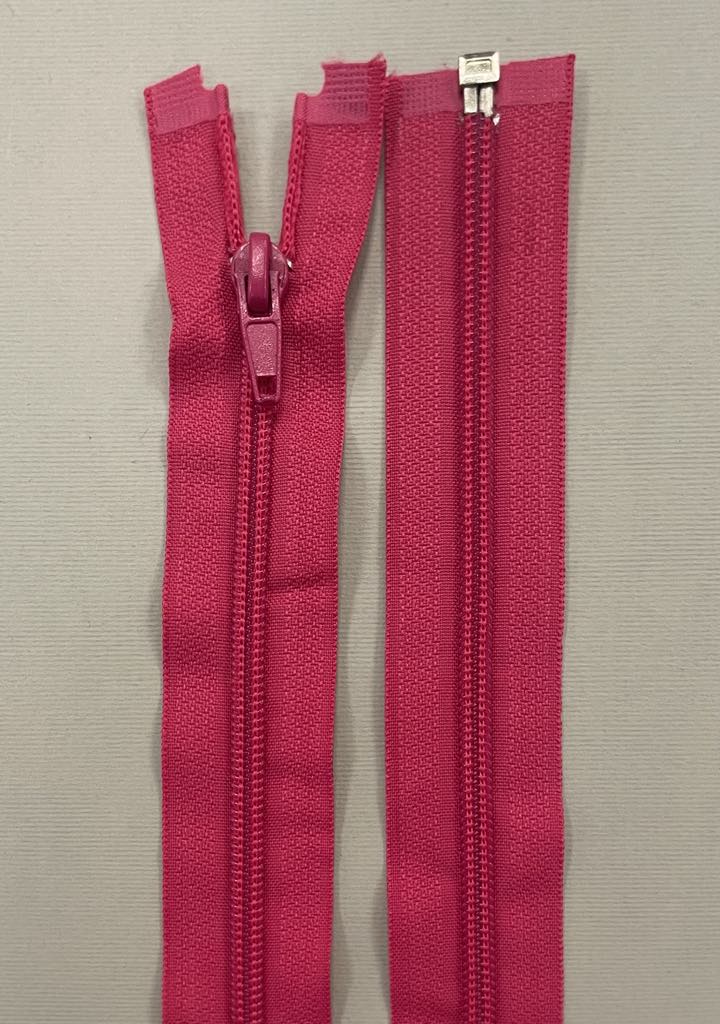 Spiralinis išsegamas užtrauktukas "Ryškiai rožinis", 25 cm Spiralinis išsegamas užtrauktukas "Ryškiai rožinis", 25 cm — siuvimo užtrauktukai | Trys Pelėdos