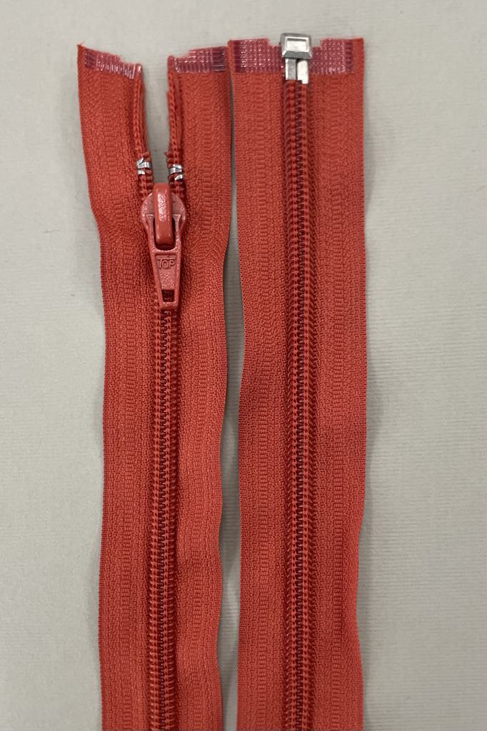 Spiralinis užtrauktukas "Plytinis", 35 cm Spiralinis užtrauktukas "Plytinis", 35 cm — siuvimo užtrauktukai | Trys Pelėdos