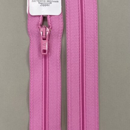 Spiralinis užtrauktukas "Rožinis", 75 cm — siuvimo užtrauktukai | Trys Pelėdos