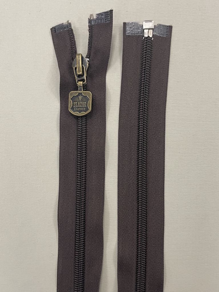 Spiralinis užtrauktukas "Rudas", 25 cm Spiralinis užtrauktukas "Rudas", 25 cm — siuvimo užtrauktukai | Trys Pelėdos