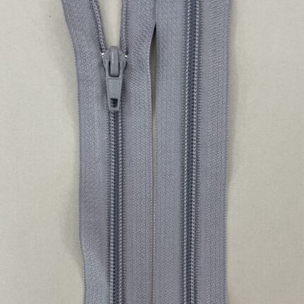 Spiralinis užtrauktukas "Šviesiai pilkas", 60 cm