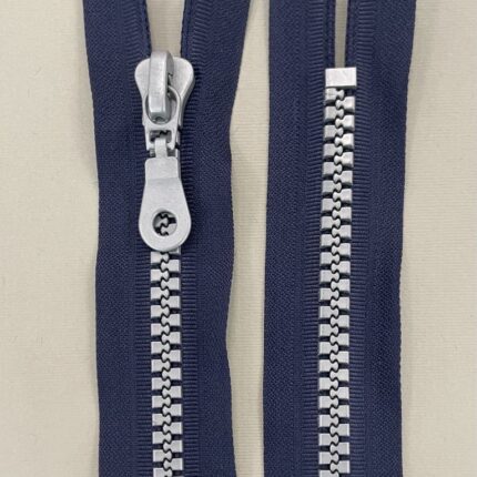 Užtrauktukas "Mėlynas/pilka", 16 cm — siuvimo užtrauktukai | Trys Pelėdos