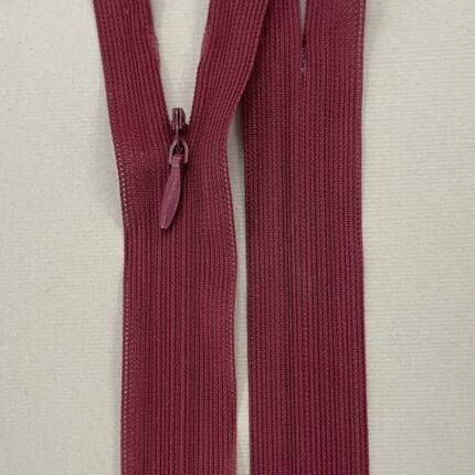 Paslėptas užtrauktukas "Bordo", 50 cm