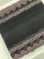 Elastinis nėrinys Juodas GIP-09