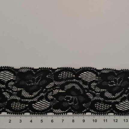 Elastinis nėrinys Juodas EN-46