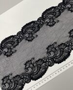 Elastinis nėrinys Juodas GIP-04