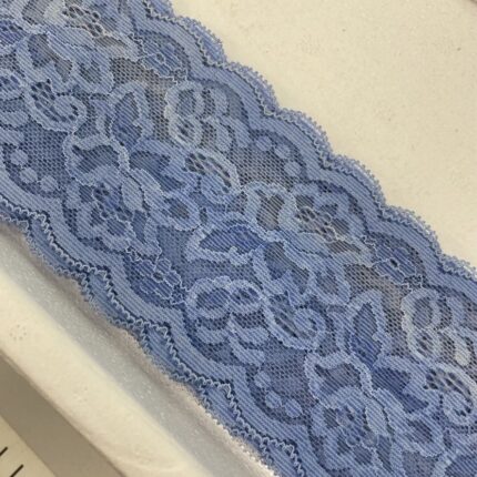 Elastinis nėrinys Šviesiai mėlyna EN-27