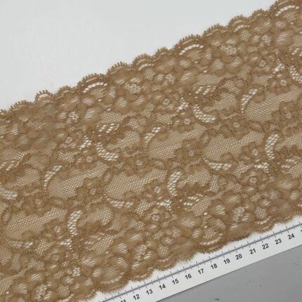 Elastinis nėrinys Šviesi ruda GIP-50