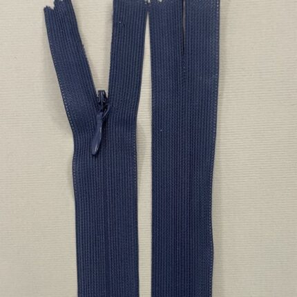 Paslėptas užtrauktukas "Tamsiai mėlynas", 50 cm