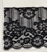 Elastinis nėrinys Juodas GIP-03