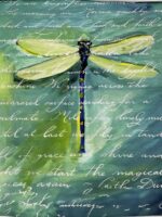 Kilpinio, skaitmeninės spaudos trikotažo panelė 60x70cm Laumžirgis