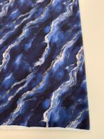 Kilpinis, skaitmeninės spaudos trikotažas Mėlynas marmuras
