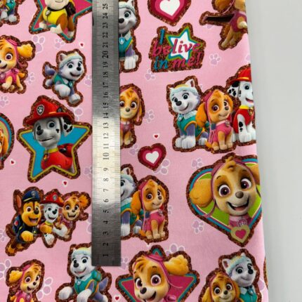 Kilpinis, skaitmeninės spaudos trikotažas Patruliai su auksiniu rėmeliu